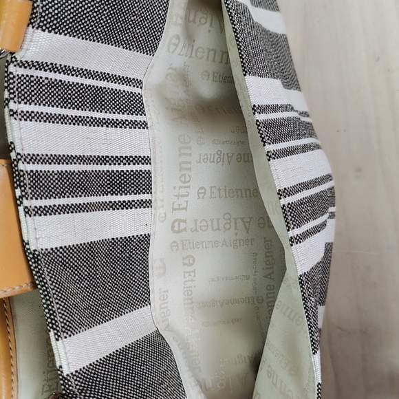 Etienne Aigner canvas shoulder bag - Picture 4 of 12